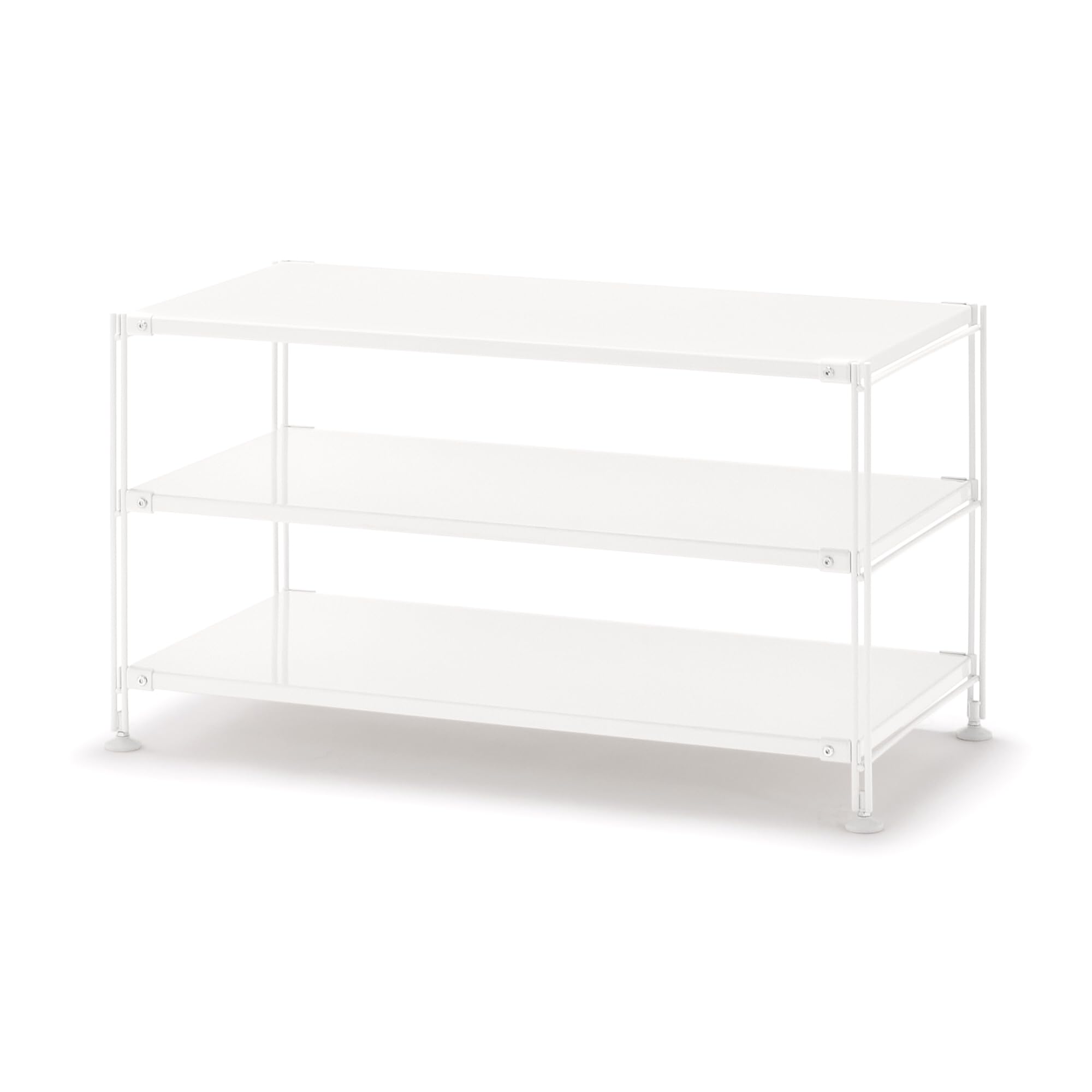 ⭐️美品⭐️中・小セット⭐️無印良品⭐️スチールユニットシェルフ⭐️ライトグレー 白 Amazon.co.jp: 無印良品 スチールユニットシェルフ・スチール棚セット
